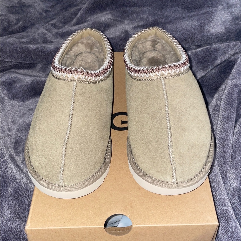 UGG Tan Suede Slip-Ons - Picture 3 of 3